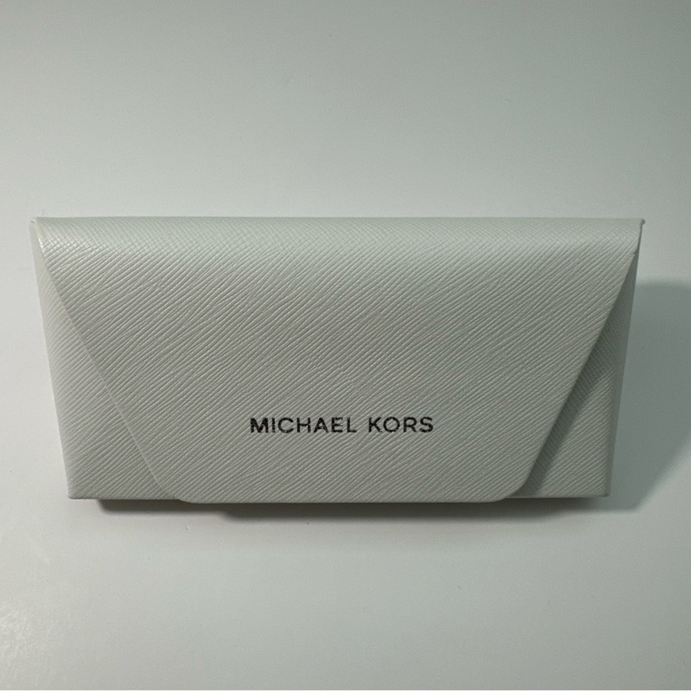 WHITE SUNGLASSES  CASE   " MICHAEL KORS  "
